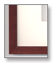 Mahogany Frame Off White Matt